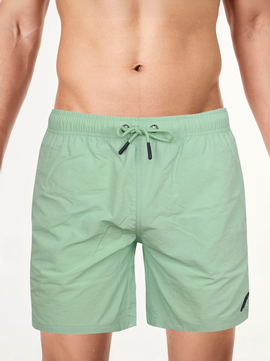Suitable Zwembroek Plain Lichtgroen - Heren zwemshort - Sneldrogend — afbeelding 2