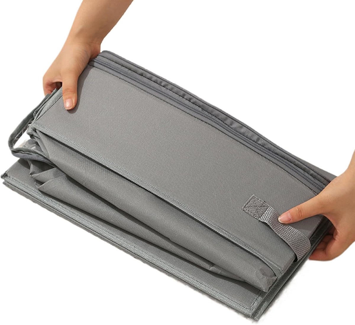 Onder Bed Box - Opbergzak Organizer - Ruimte Besparen - Sterk Oxford Doek - 80x40x26cm - Grijs