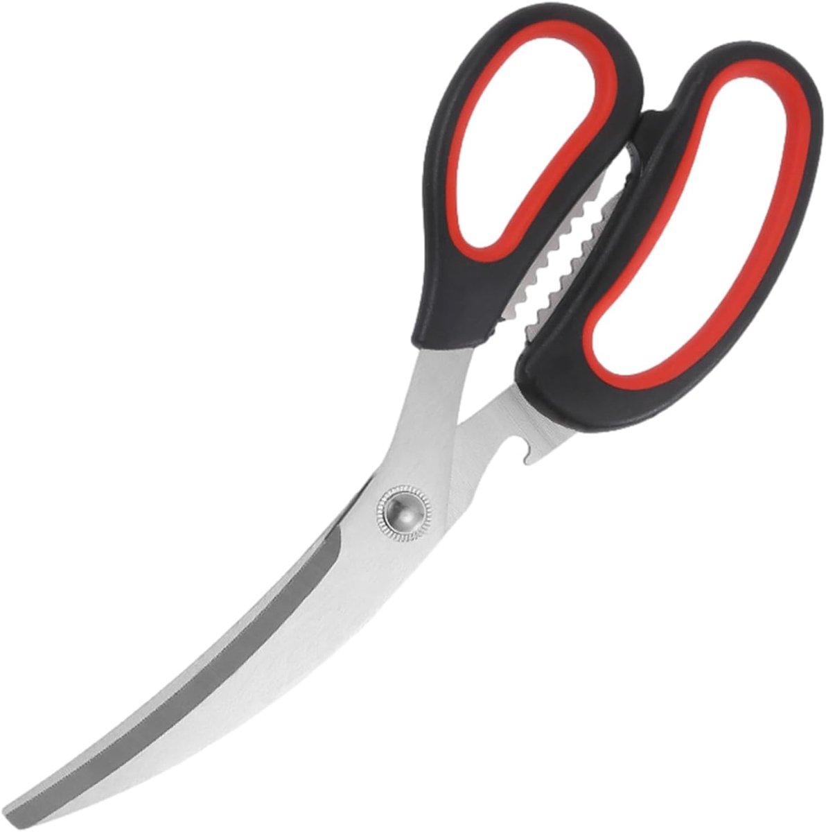 Keukenschaar RVS - Keukenmes Keuken - Vlees Snijden - Antislip Handgrepen - 25 cm - Zilver