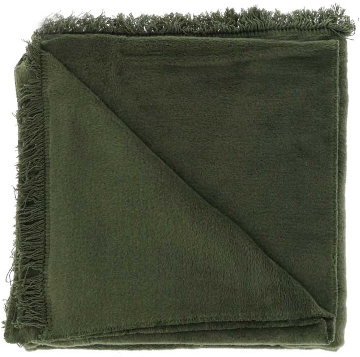 Unique Living Plaid Nomi 150x200cm Laurel Green Groen