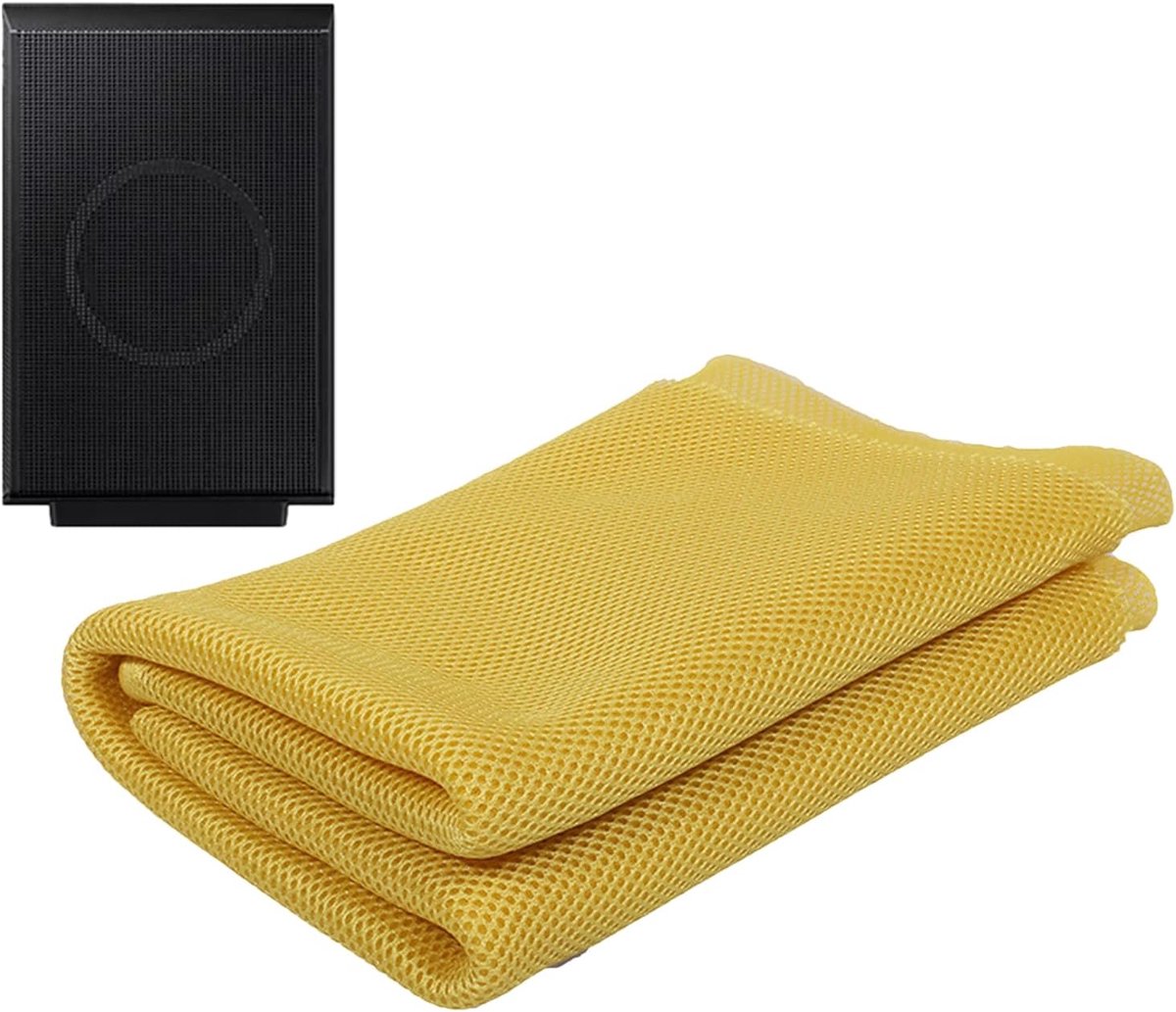 Speaker Doek - Grill Stof - Geluid Verbeteren - Stof Bescherming - 150x50cm - Wit