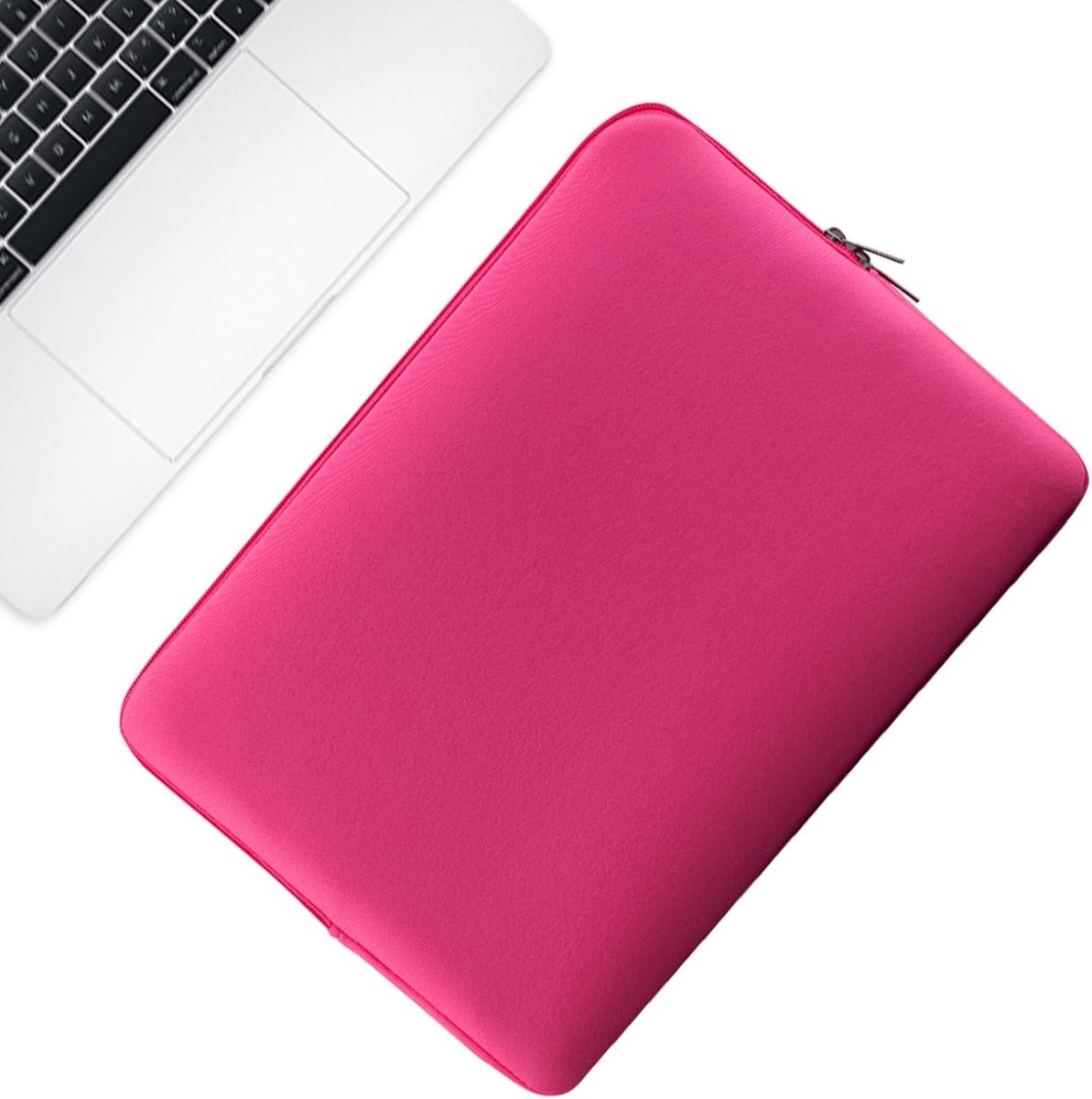 Laptophoes - Notebooktas - Veilig Transport - Meerlaagse Bescherming - 11-15 inch - Roze