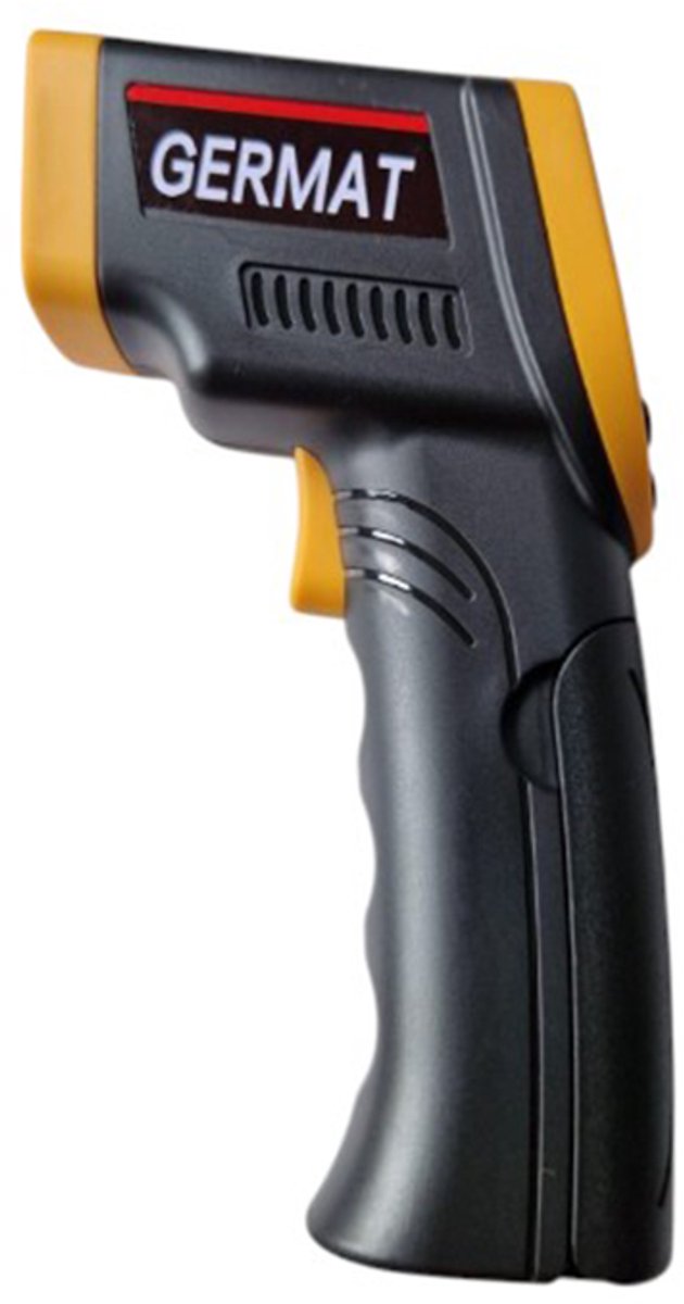 Germat Infrarood Thermometer – Digitale Laser Temperatuurmeter – Contactloos Meten – Warmte & Koude Detectie – IR Thermometer voor Professioneel & Thuisgebruik EXCL BATTERIJ!