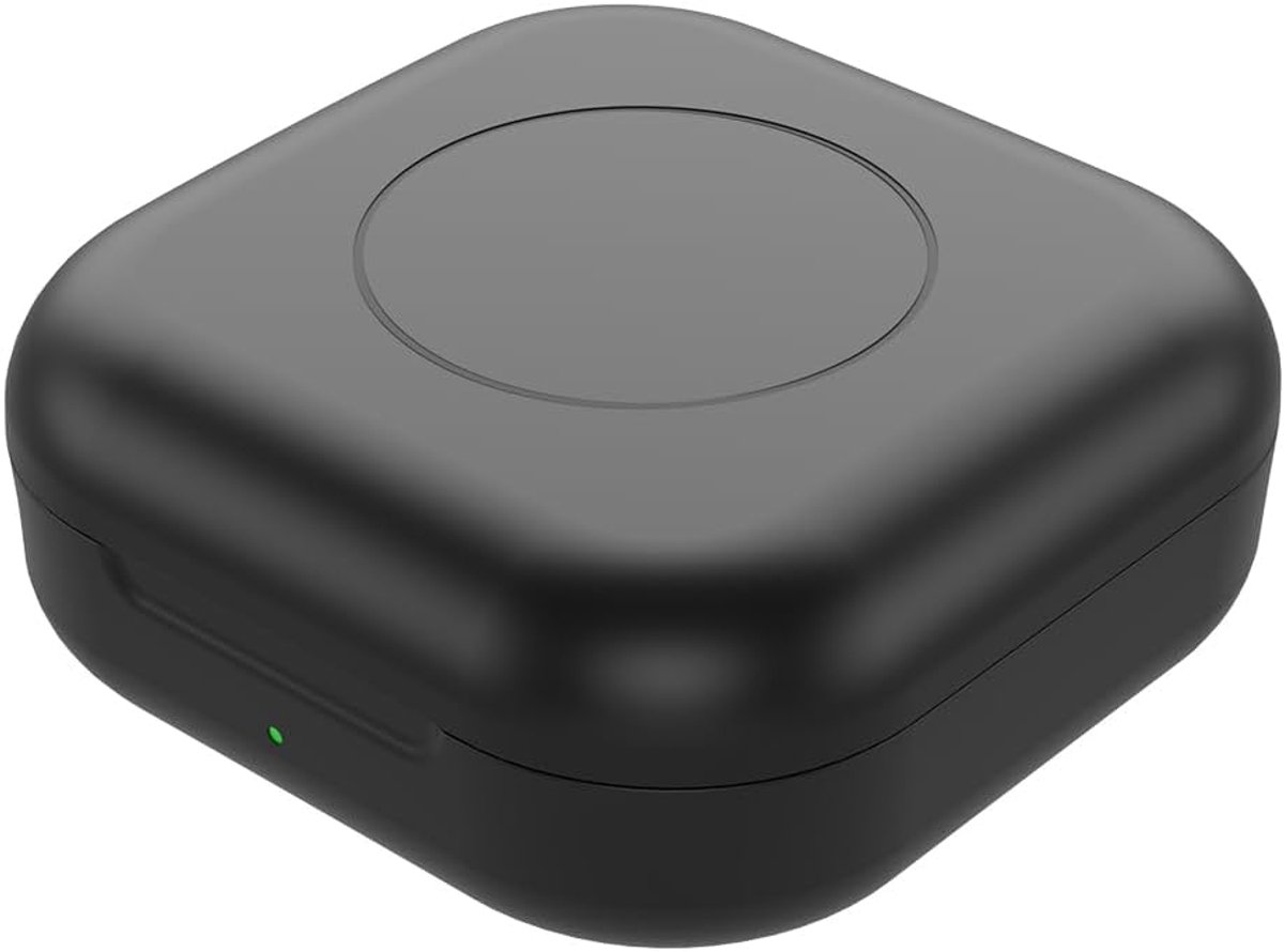 Oplaadcase Hoesje - Batterij Doosje - Oordopjes Opladen - 600 mAh Capaciteit - 6.5 x 6.5 x 2.7 cm - Zwart