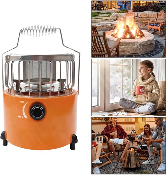 Camping Verwarming - Gas Kachel - Outdoor Warmte - Met Handgreep - 13.6 x 13.6 x 15.6 cm — afbeelding 5