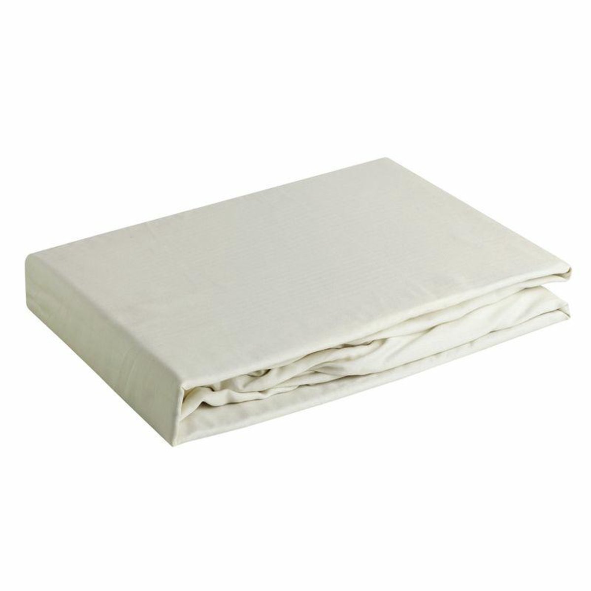 Eurofirany Nova Serie - Satijnen Hoeslaken - 220x200 cm - Beige - Geschikt voor Hoog Matras