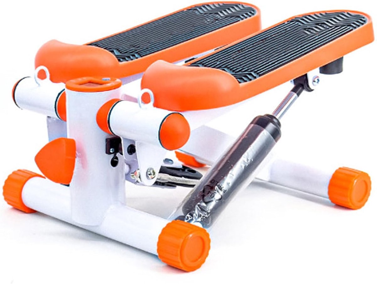 Draagbare Trapstepper - Compacte Fitness - Thuis Trainen - Stalen Frame - Ruimtebesparend - Oranje