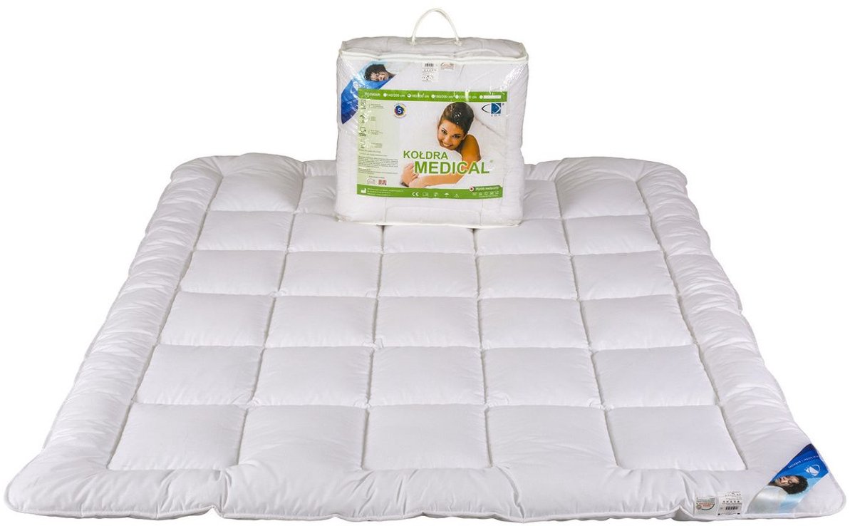 AMW Medical - Antiallergisch Dekbed - 150x200 cm - Wit - Wasbaar op 95°C