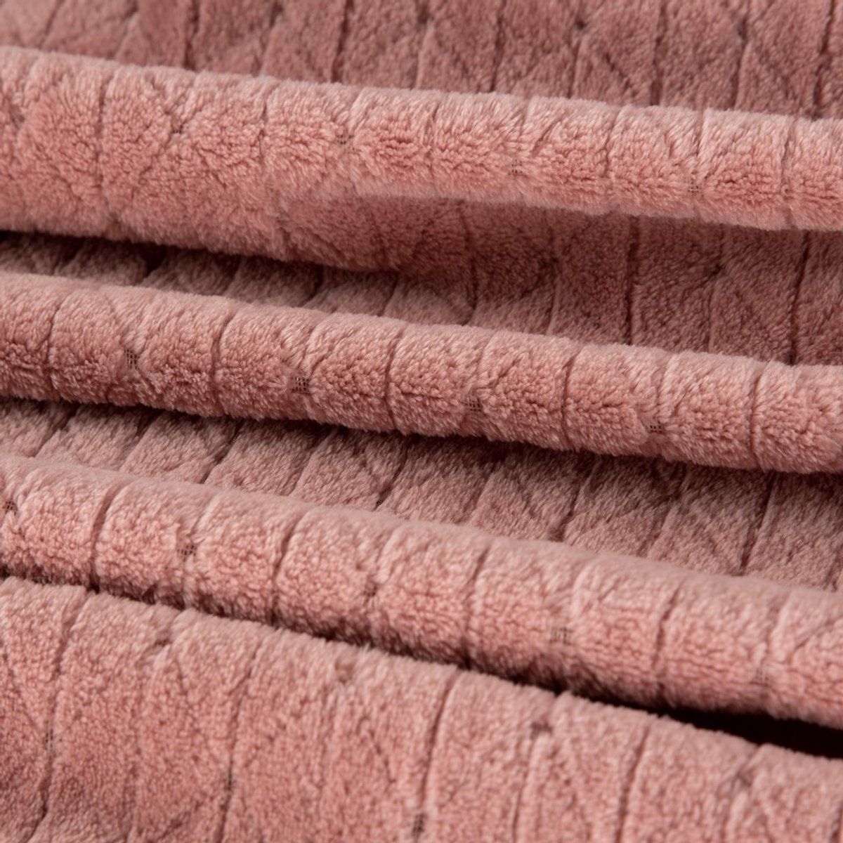 Eurofirany Cindy 4 Serie - Decoratieve Mikrofiber Plaid - 200x220 cm - Roze