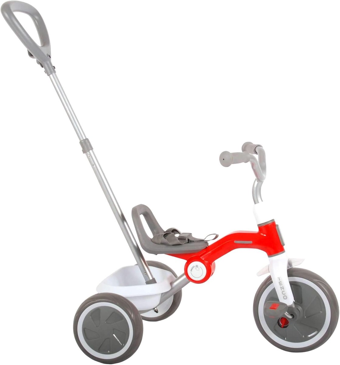 Driewieler - Kinderfiets - Buiten spelen - Opvouwbaar ontwerp - 52 x 37 x 25 cm - Rood