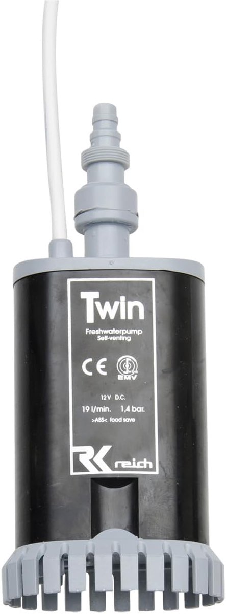 Dompelpomp Twin - Waterpomp Dubbel - Water Verplaatsen - Hoge Capaciteit - 12 Volt - Grijs