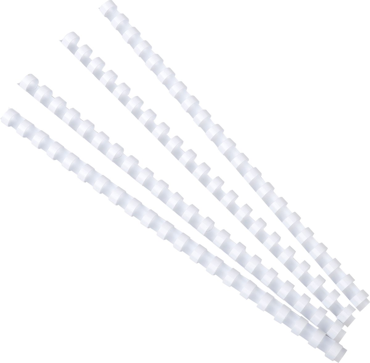 Exacompta Doos van 25 plastic spiraal inbindruggen 12 mm - A4 - Wit - 76400E