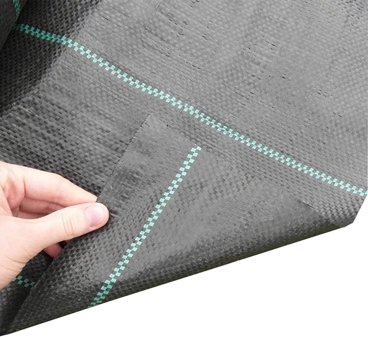 Onkruidbarrière Bodembedekker - Onkruiddoek Tuin - Tuinonderhoud - Zware Kwaliteit - 0.5x10m - Zwart