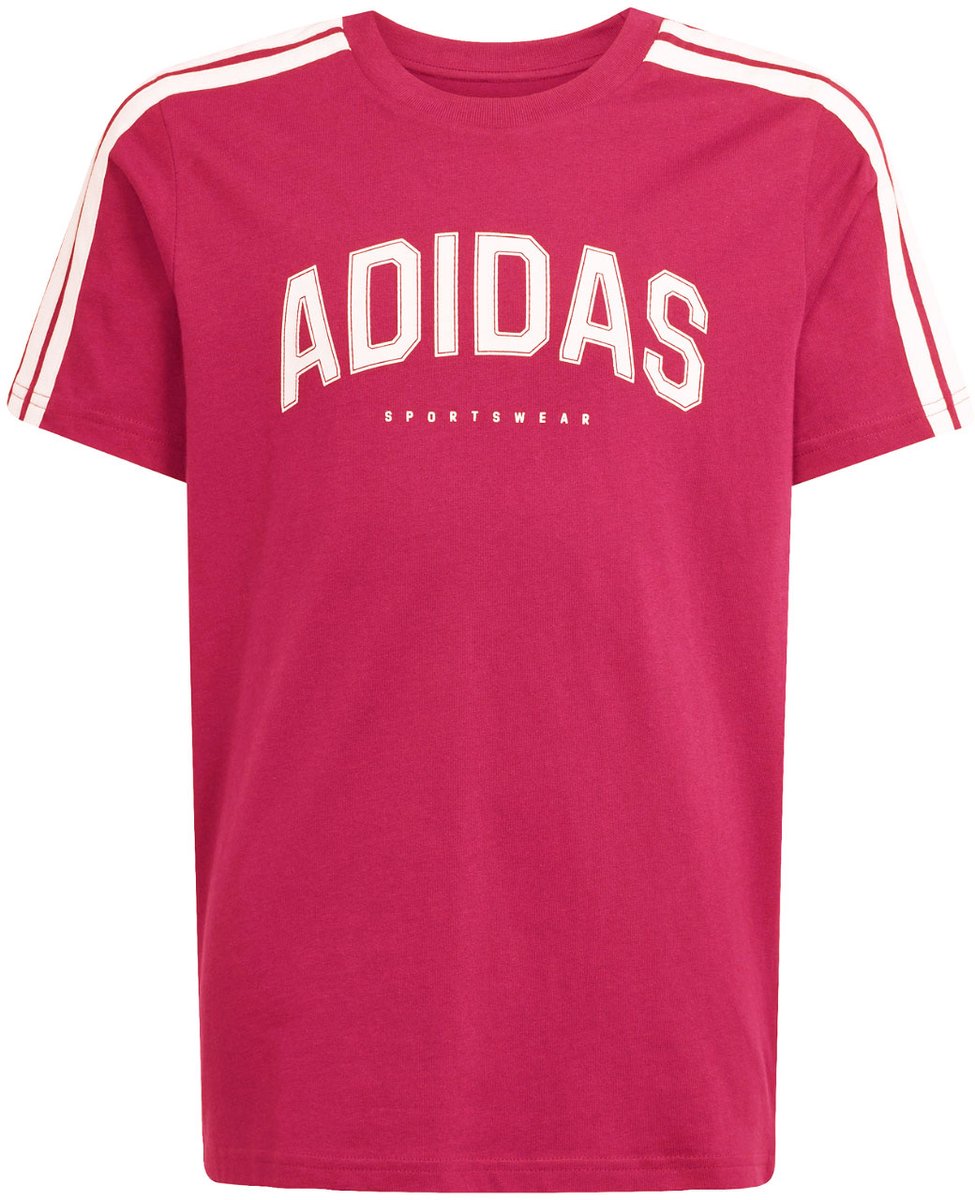 adidas T-shirt Kinderen Codes Collegiate Graphic Tee 164cm Roze