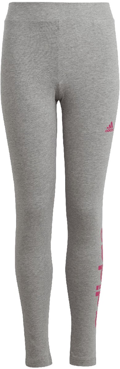 adidas Legging Kinderen Essentials Linear Logo 128cm Grijs
