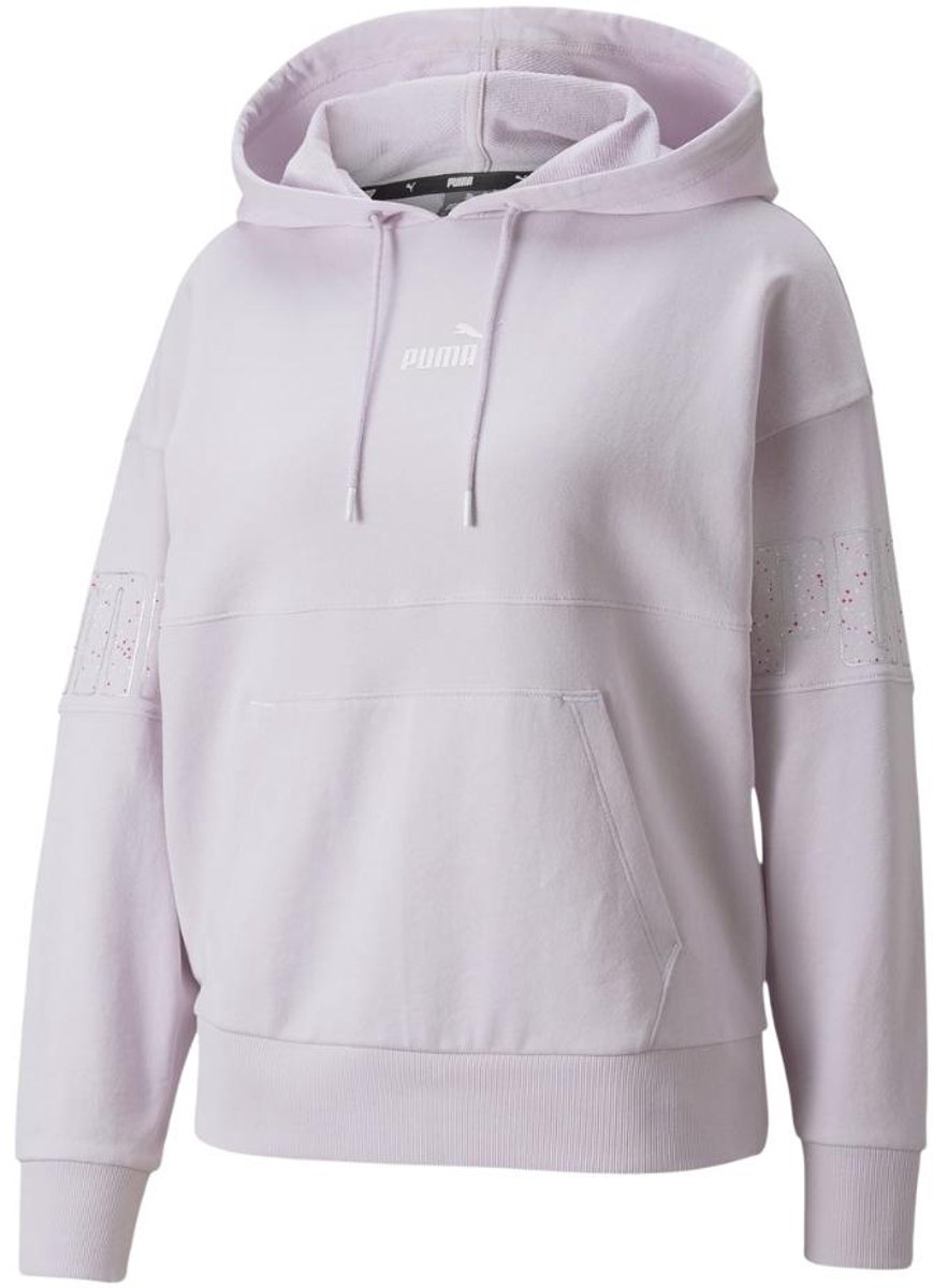 Puma Sweater Dames Power Colorblock Stardust Hoo Paars