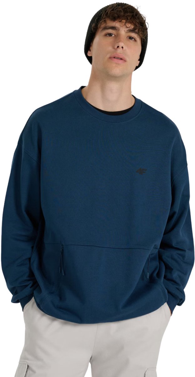 4F Sweater Heren Denim - Maat XL