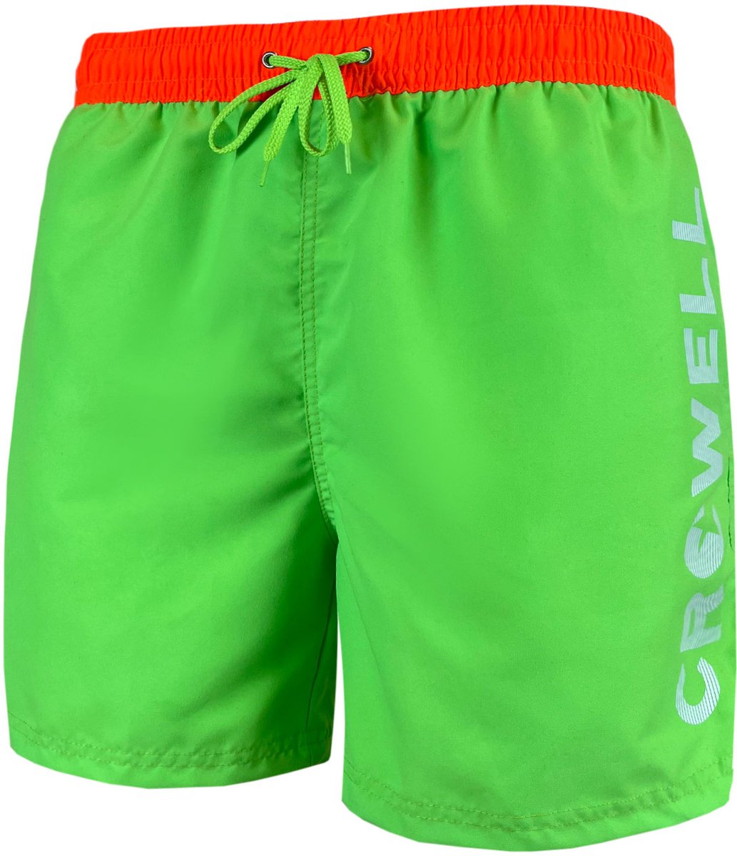 Crowell Short Bad Fluo kol. 2 Groen-Oranje Neon - Maat S
