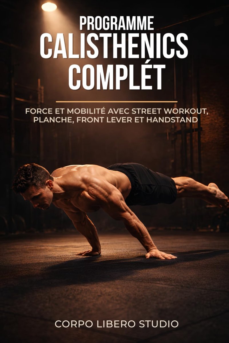 Calisthenics Programma - Kracht Mobiliteit - Street Workout - Progressieve Skill Training - 15x23x2 cm