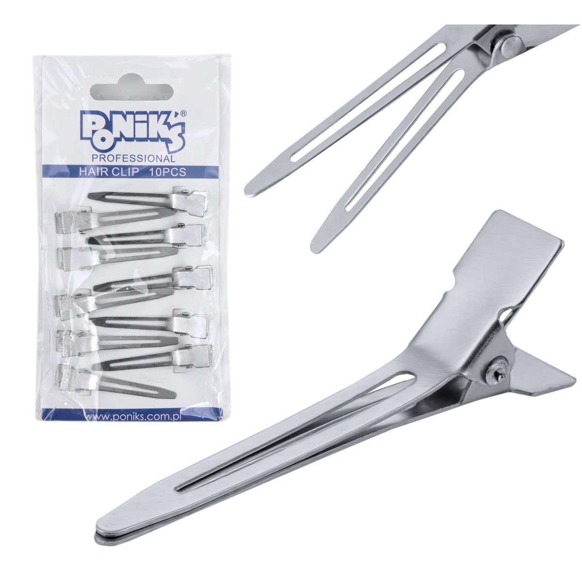 Poniks Hair Clips - Sterke Metalen Haarspelden - 10 Stuks 4,5cm