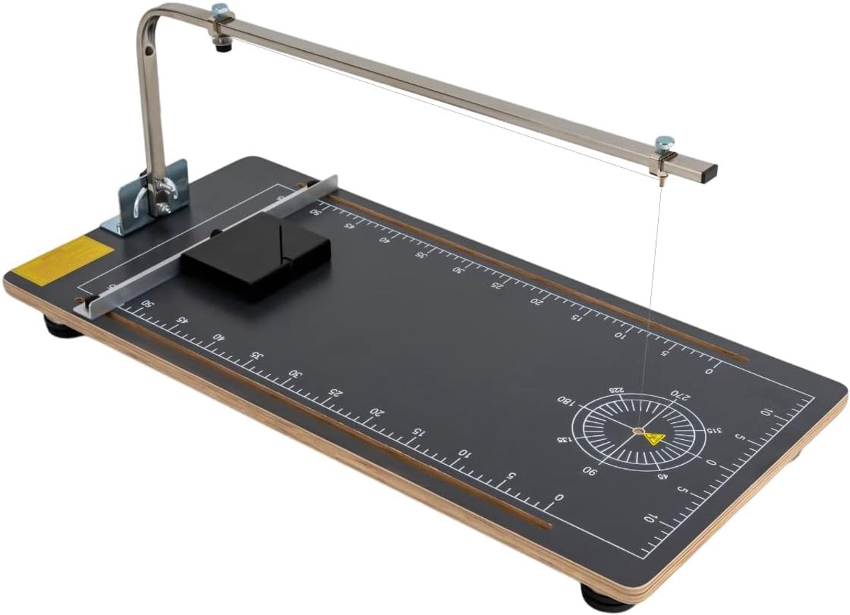 Piepschuimsnijder - Schuimsnijmachine - Modelleren en handwerk - Verstelbare temperatuur - 38x78cm tafelblad