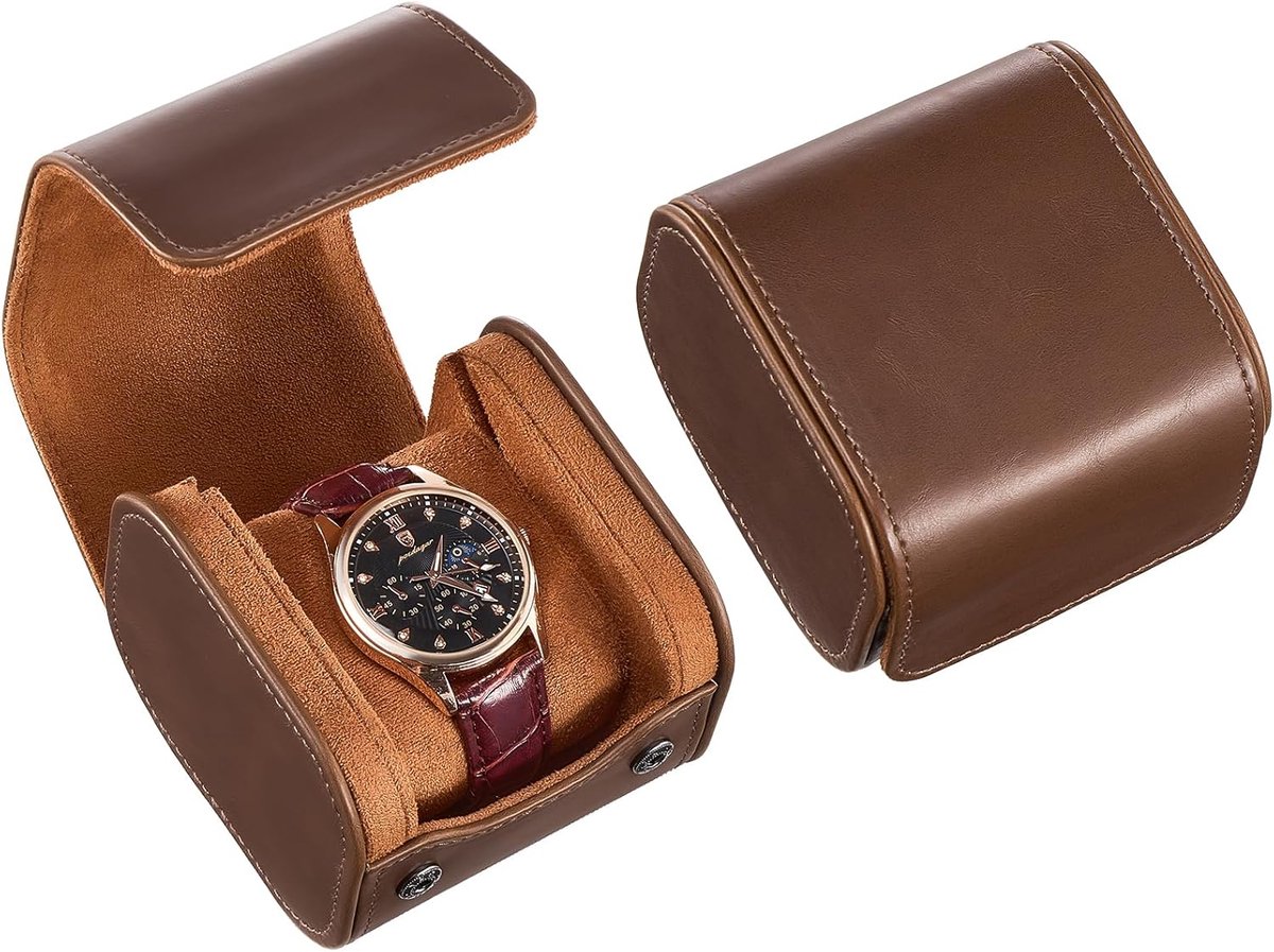 Horloge Rol - Reis Organizer - Veilig Opbergen - Zachte Voering - 95 x 88 x 75 cm - Bruin