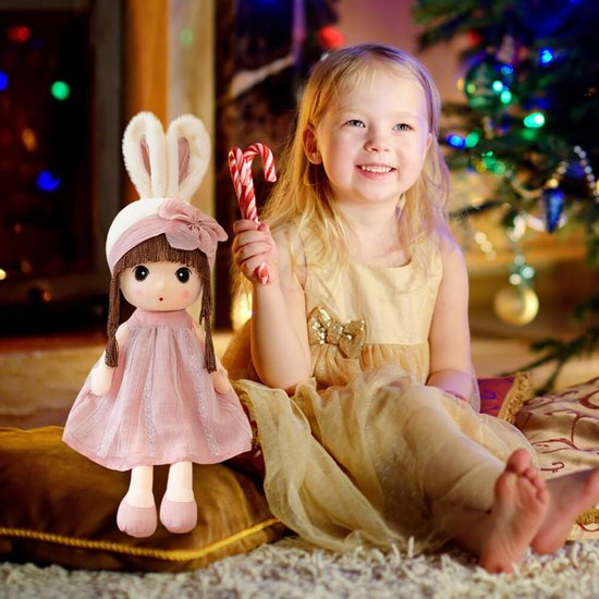 Pluchen Prinsespop 50 cm - Ragdoll Fee in Meerdere Kleuren - Zachte Knuffel voor Kinderen van Merkloos — afbeelding 3
