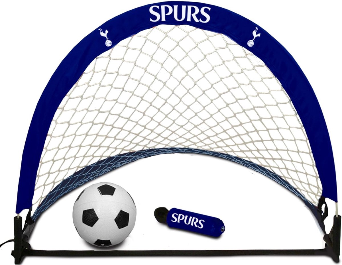 Voetbal Doel Set - Trainingsdoelen Kinderen - Voetbalvaardigheden Trainen - Inclusief Voetbal Pomp - 54 x 44 x 44 cm