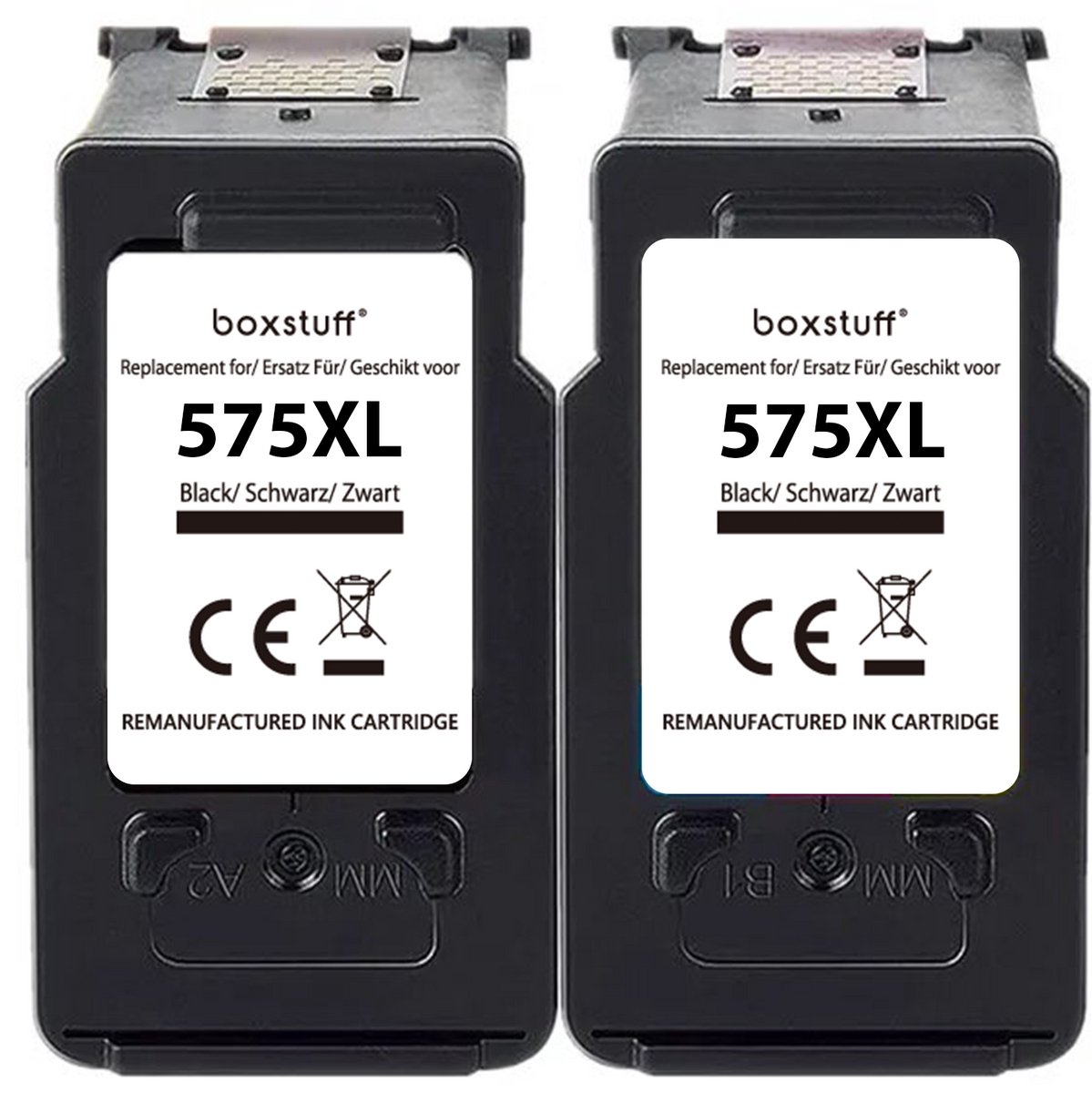 Boxstuff Inkt geschikt voor Canon PG-575 XL – Multipack Zwart Cartridge – Voor Canon Pixma TS3550 / TS3551 / TS3650 / TS3651 / TR4750 / TR4751 Printer