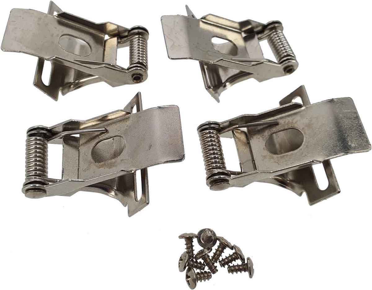 Set van 4 Veer Clips voor LED Panel Montage in Plafond of Gipsplaat