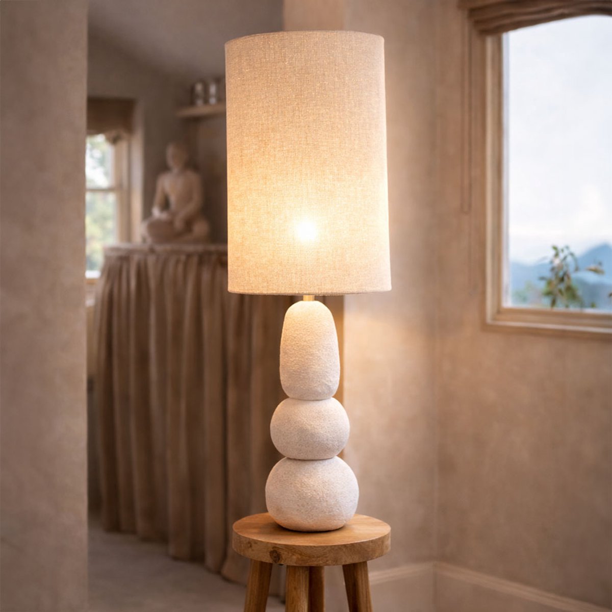 Milton & Oldbrook Vloerlamp Patras Wit