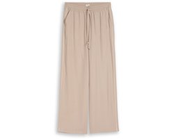 Tom Tailor Losse broek met wijde pasvorm van soepelvallende viscose