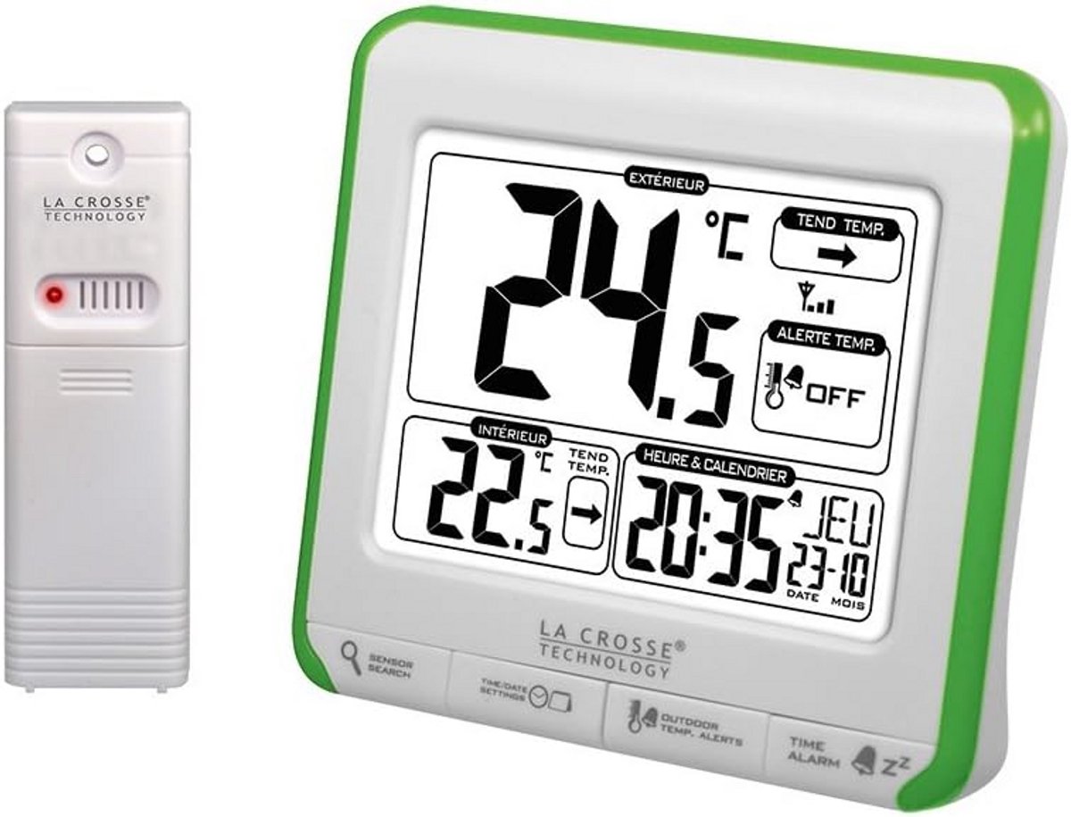 Draadloos Weerstation met Binnen- en Buitentemperatuur en Weersvoorspelling