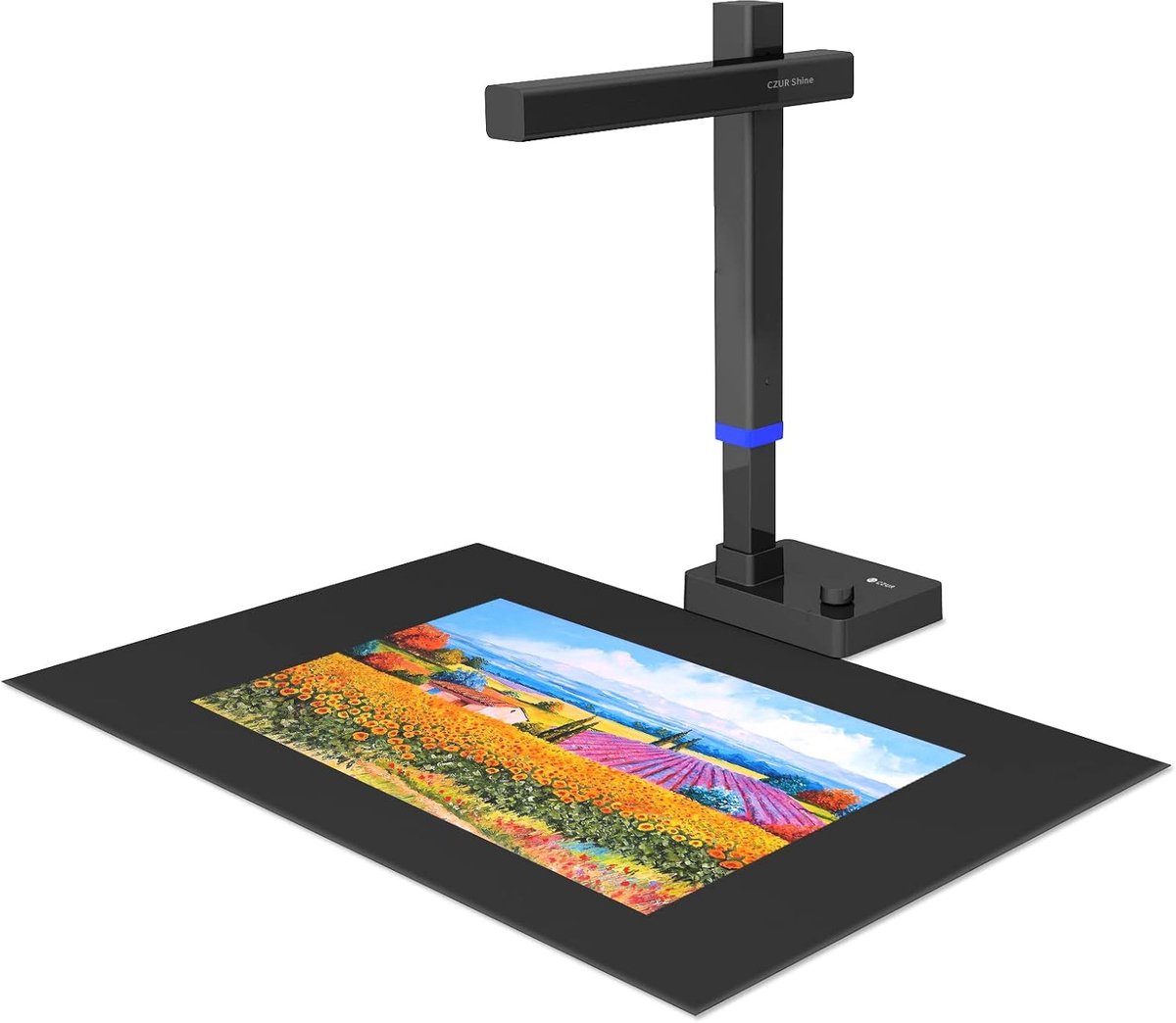 Boekenscanner A3 24MP – Opvouwbare Documentenscanner met AI Curve-correctie, Dubbel LED-vullicht, OCR & Uitvoer naar PDF, Word & Excel | Windows & Mac