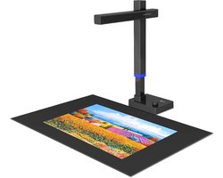 Boekenscanner A3 24MP – Opvouwbare Documentenscanner met AI Curve-correctie, Dubbel LED-vullicht, OCR & Uitvoer naar PDF, Word & Excel | Windows & Mac