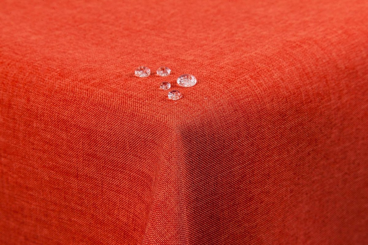 Wasbare Tafelkleed Linnenlook Donkergroen 160x160 cm Hoekig