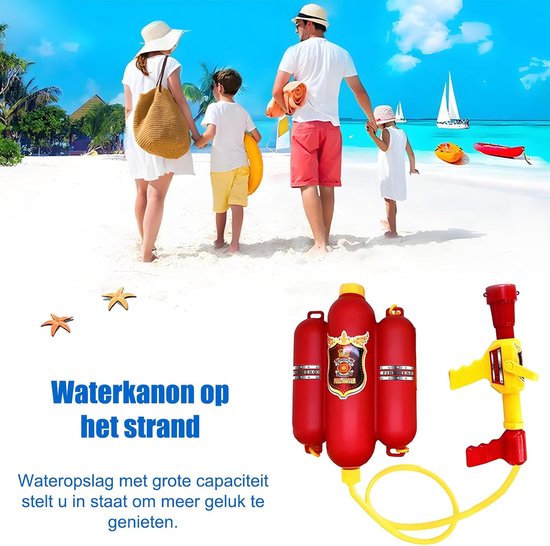 Rugzak-waterpistool 2000 Ml – Groen, Wateractie Voor Kinderen, 3-8 Jaar, Ideaal Voor Zomer En Strand