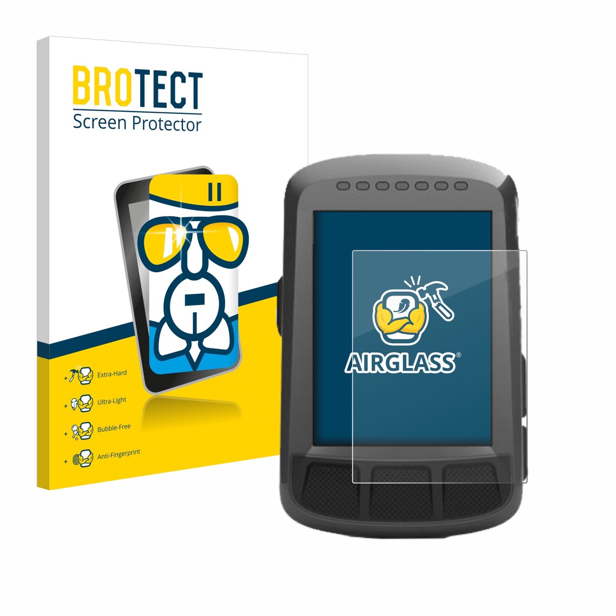 Screenprotector voor Wahoo Elemnt Bolt GPS Beschermglas transparant