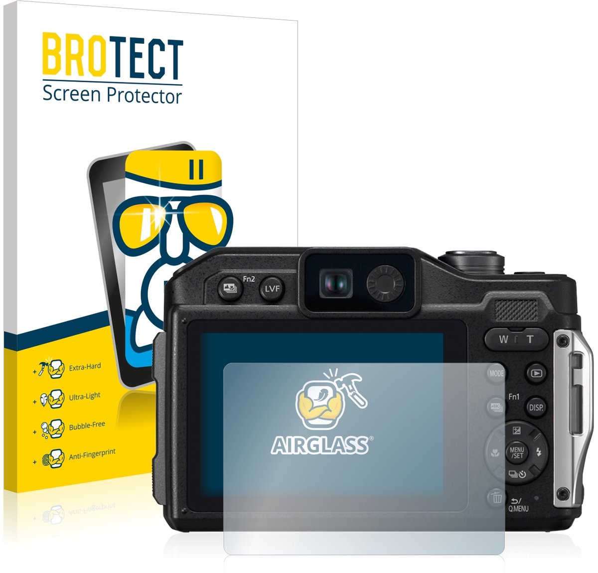 Screenprotector voor Panasonic Lumix DC-FT7 Beschermglas transparant