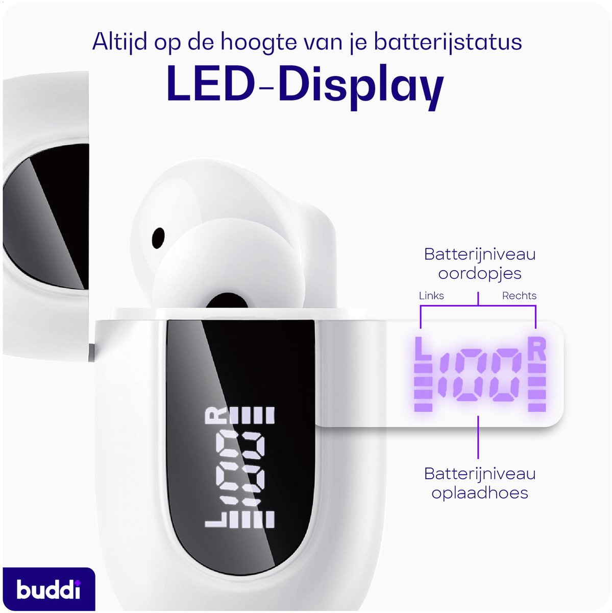Buddi Pulse Noise Cancelling Oordopjes thumbnail 4