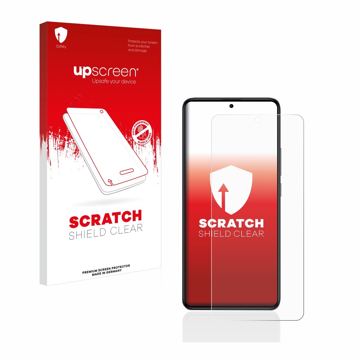 upscreen - Screenprotector voor Xiaomi Poco F5 Pro - Folie Beschermfolie transparant