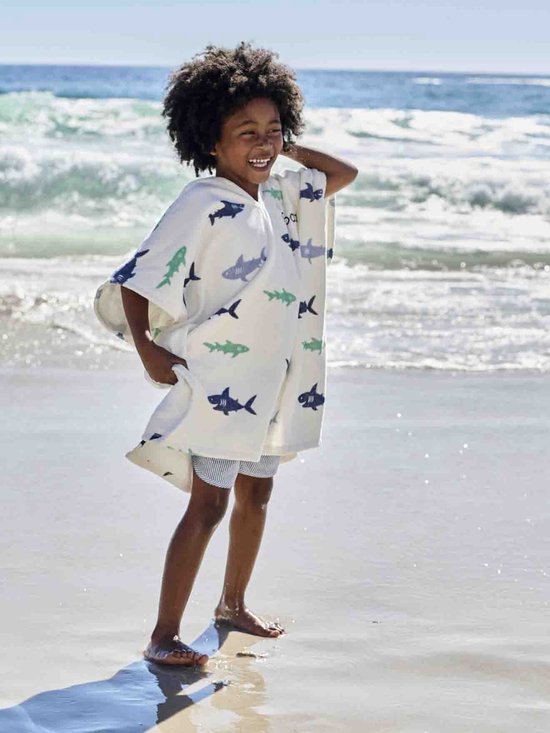 Vertbaudet badponcho voor kinderen REQUINS, met gerecycled katoen van VER — afbeelding 2