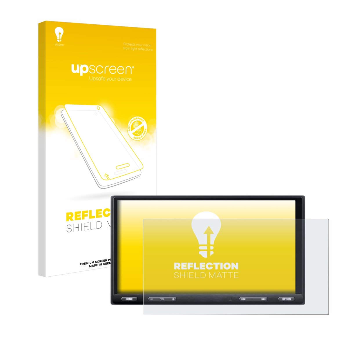 upscreen - Screenprotector voor Sony XAV-AX5650 - Folie Beschermfolie anti glare matte