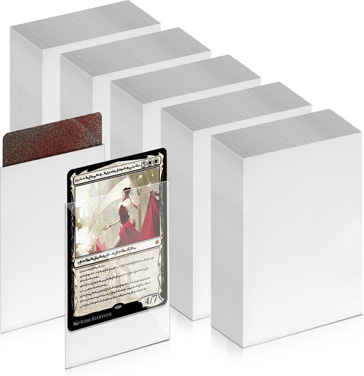 500 Stuks Kaarthoezen 66x91mm - Transparante Beschermhoezen voor Verzamelkaarten en Speelkaarten