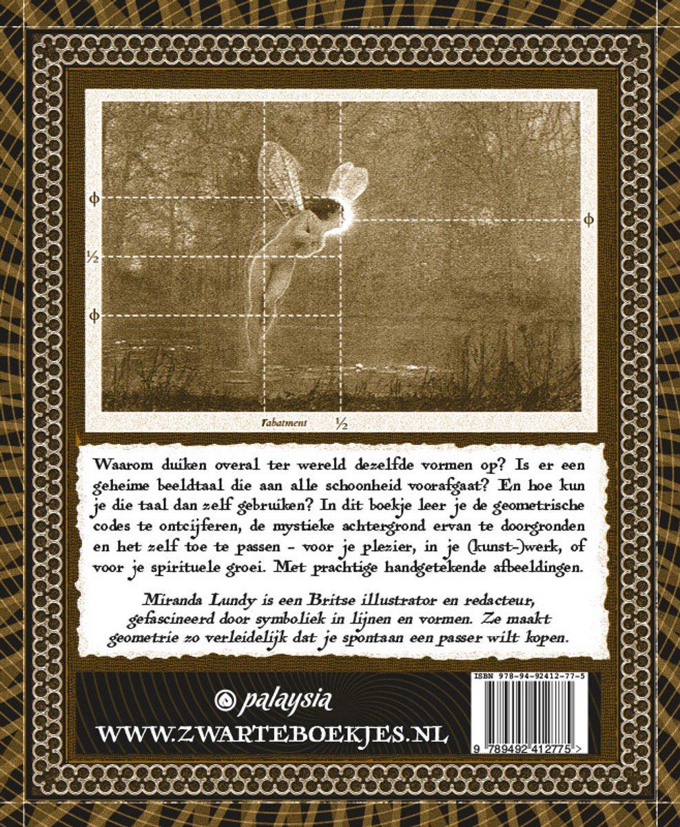 Zwarte Boekjes - Heilige Geometrie - back cover