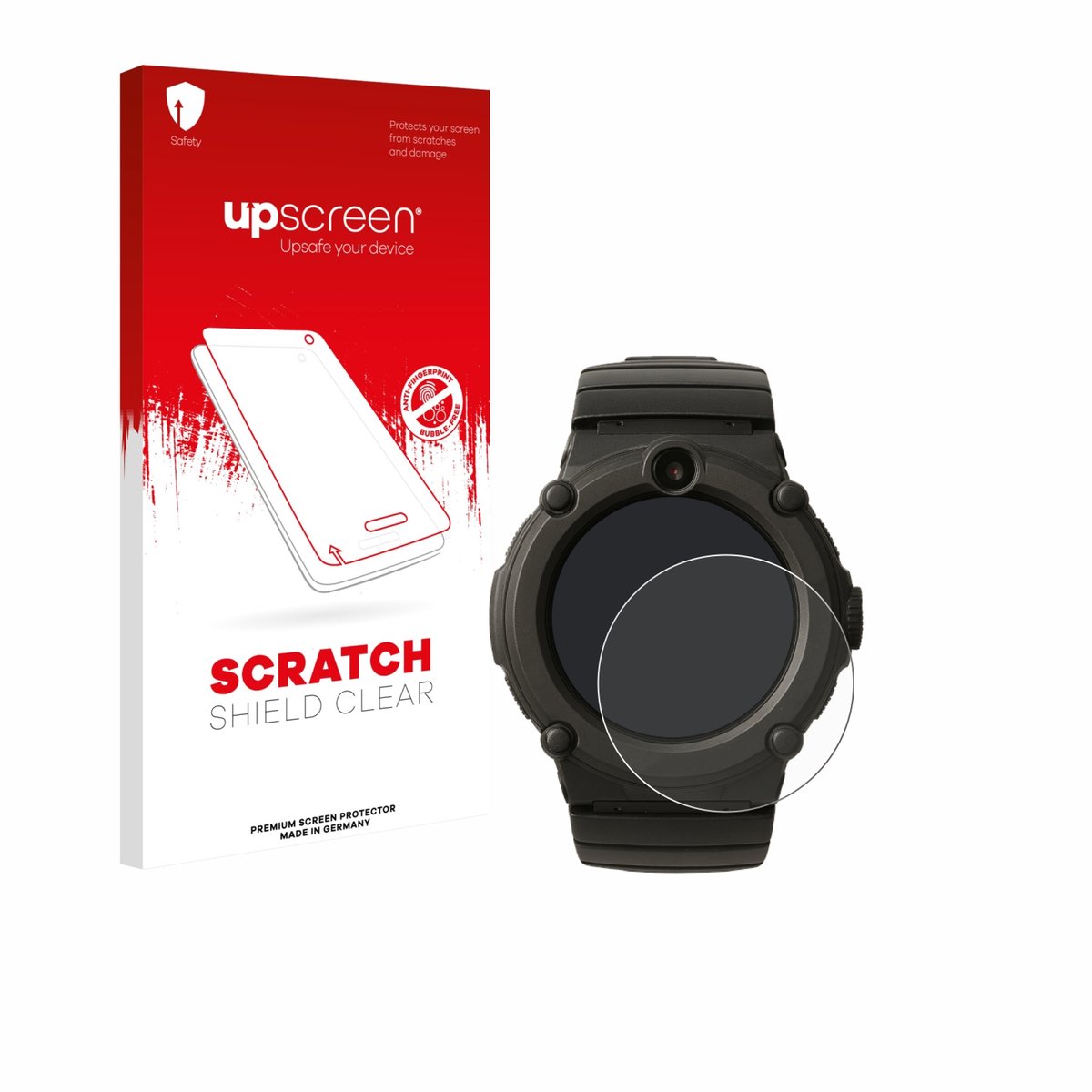 upscreen - Screenprotector voor Watchmark GPS WATCH Kids - Folie Beschermfolie transparant