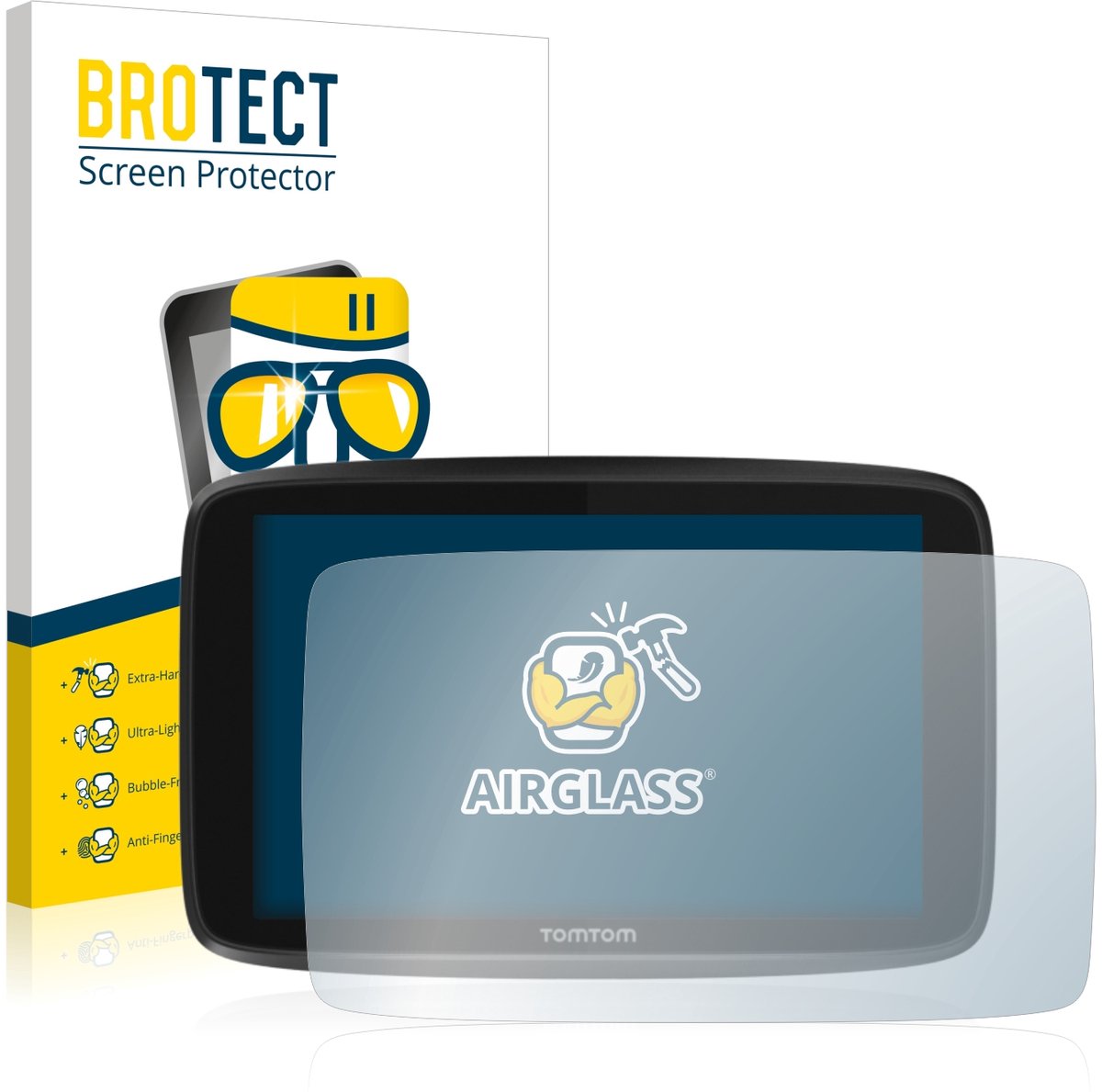 Screenprotector voor TomTom GO 6250 Beschermglas transparant