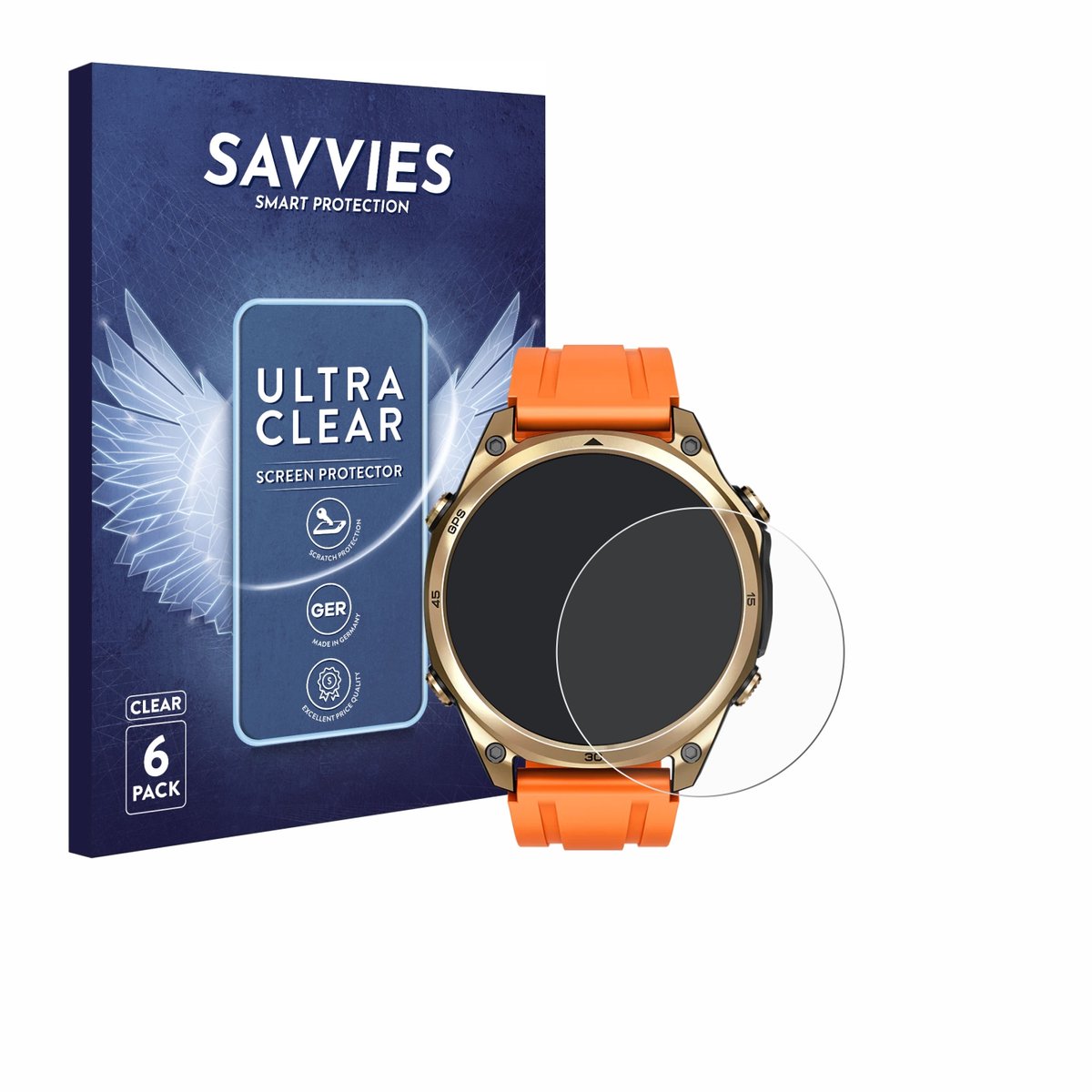 Savvies - Screenprotector voor Doogee Anywise W1 - Folie Beschermfolie transparant 6 Stuks