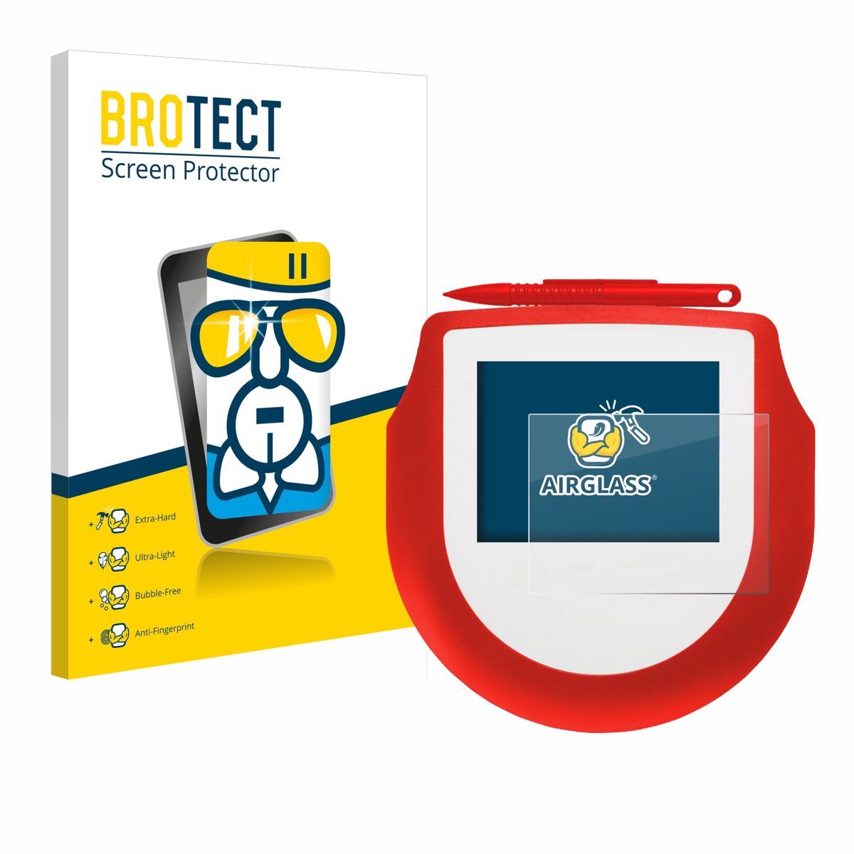 Screenprotector voor Signotec Signature Pad Omega Beschermglas transparant
