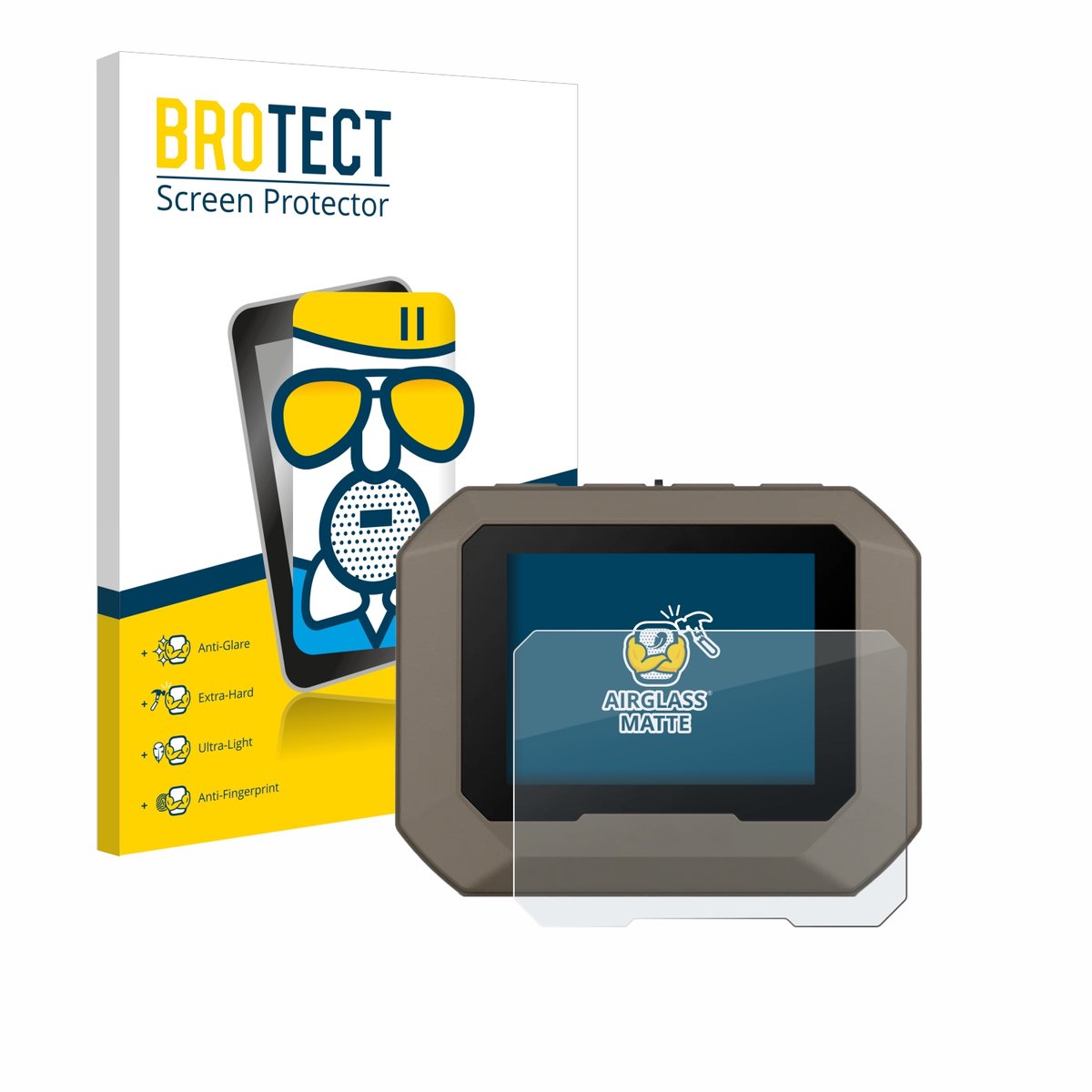BROTECT - Screenprotector voor Garmin Xero C1 Pro - Folie Beschermfolie Beschermglas matte